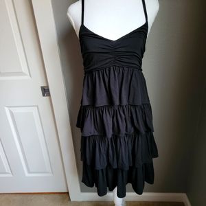 J.Crew Little Black Dress Ruffle Design